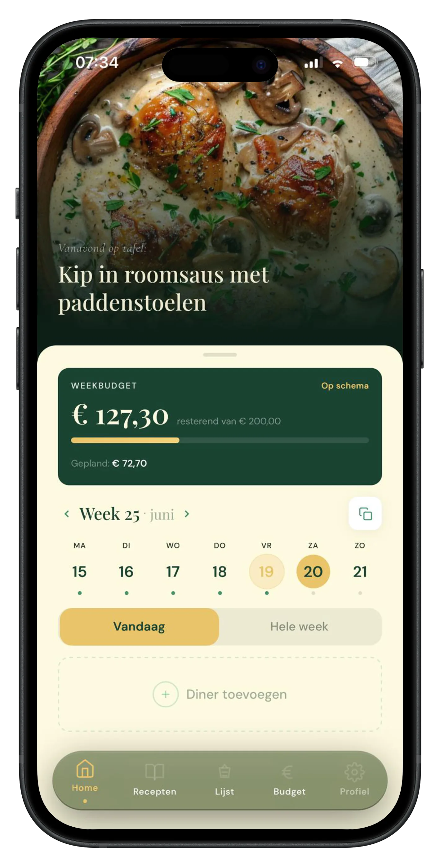 Tafelplan dashboard screenshot
